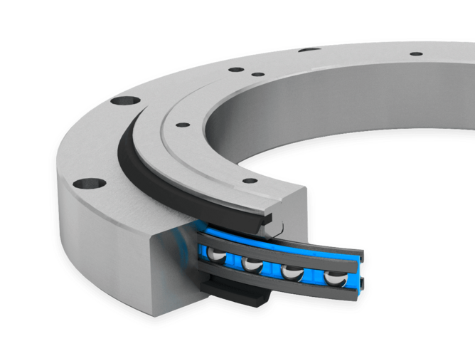Wälzlager als Drehverbindung Typ LVA